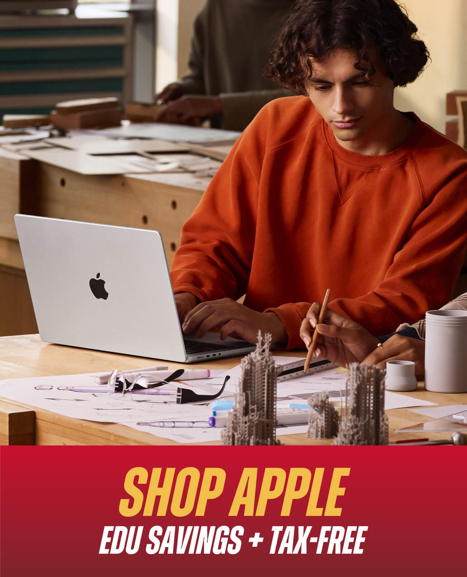 Shop Apple with Edu Savings + Tax-Free